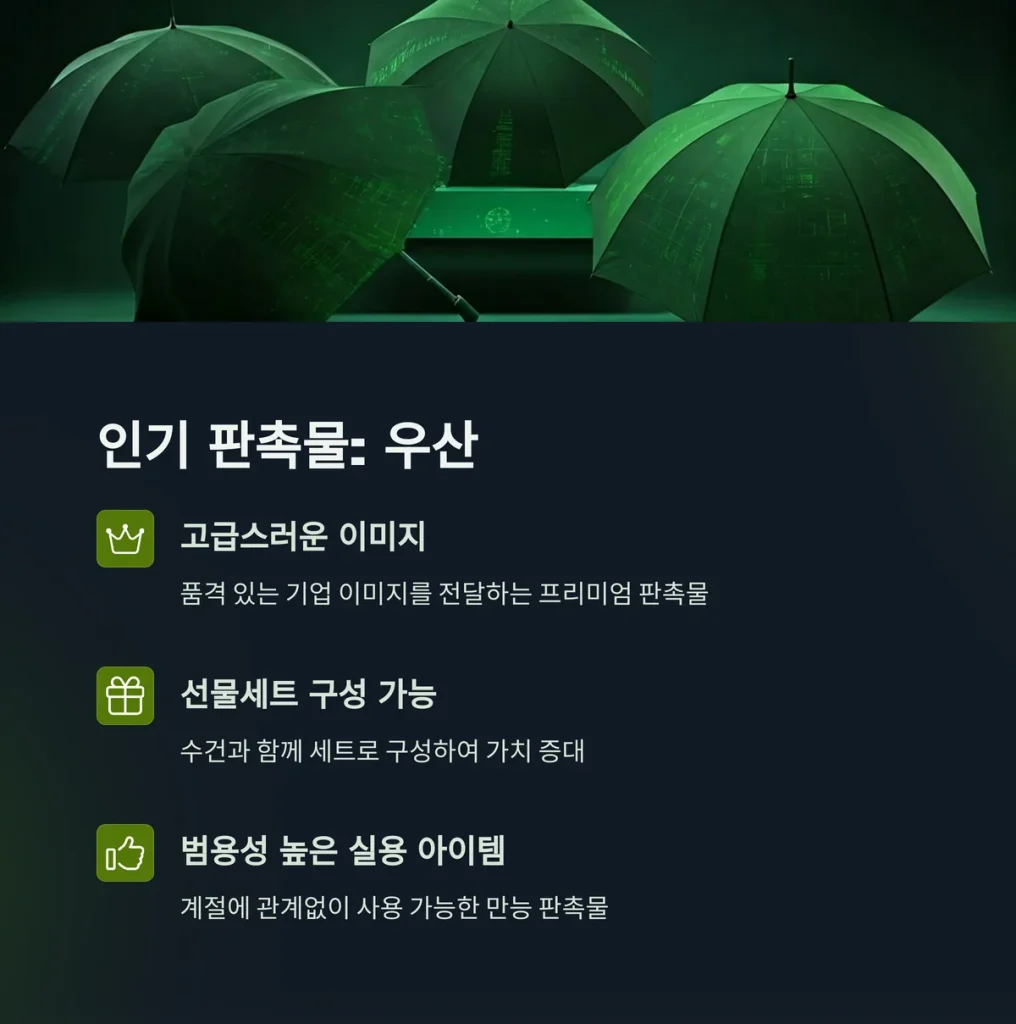 기업 판촉물 제작 우산 기념품 주문제작