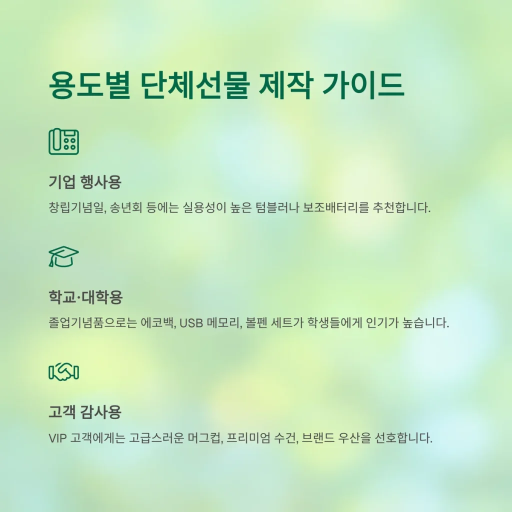 단체선물 제작 후기 좋은 쇼핑몰 추천