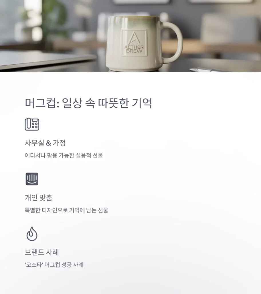 답례품 제작 머그컵 단체선물 주문제작 포장