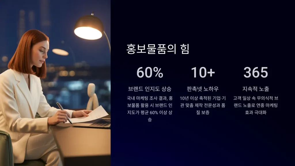 홍보물 제작 홍보물품 제작 업체 