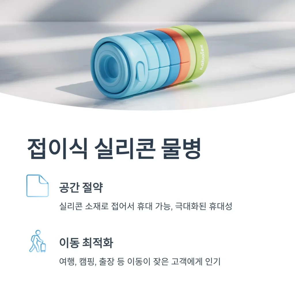 보틀 주문제작 실리콘 물병 판촉물 제작 관공서 판촉물 추천