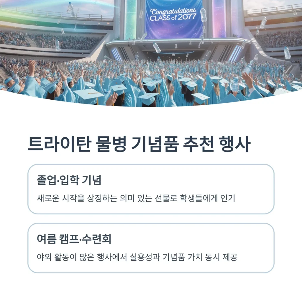 보틀 주문제작 학생 단체선물 제작